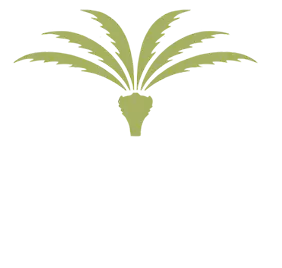 las palmeras resort logotipo blanco